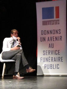 Manuel Sauveplane, président de l'UPFP aux rencontres nationales 2020